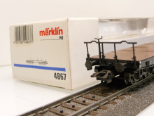 Märklin 4867 H0 Schwerlast-Flachwagen 14 472 SSym Köln DRG Epoche II TOP in OVP