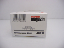 Märklin 48251 H0 Jahreswagen Märklin Magazin 2002 mit Ladung aus echtem Holz - TOP in OVP
