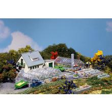 Faller 232543 N Gärtnerei 110 x 57 x 52 mm, 98 x 46 x 39 mm, 71 x 42 x 29 mm Ep. III