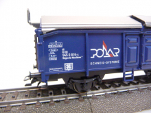 Märklin 46193 H0 Schiebedachwagen POLAR märklin magazin 1999 der DB blau
