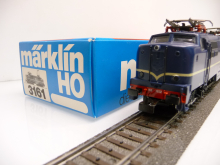 Märklin 3161 H0 Elektrolok Reihe 1200 NS Epoche III Vollmetall blau 3L~ AC analog in OVP WIE NEU !!