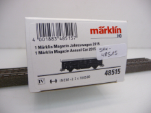 Märklin 48515 H0 Märklin Magazin Jahreswagen 2015 571 5 315-3 blau