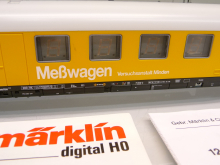 Märklin 49960 H0 Einheits-Meßwagen der DB gelb AC Digital