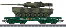 Märklin 48870 H0 Schwerlastwagen Rlmmps beladen mit Leopard 2A6 der DB AG NEU