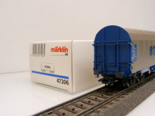 Märklin 47206 H0 Schiebeplanwagen STEEL 35 RIV 81 ÖBB 467 3 003-3 grau TOP in OVP