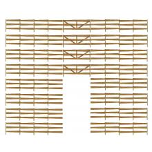 Faller 272402 H0 Bonanza-Zaun, 930 mm