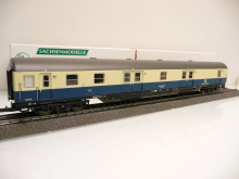 Sachsenmodelle 1592 H0 Bahnpostwagen Post-mr-a ozeanblau/beige der DB Epoche IV - TOP in OVP