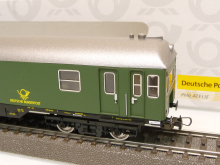 Sachsenmodelle 74696 H0 Bahnpostwagen Post 4mf 6000 München der DBP grün Epoche III - TOP in OVP