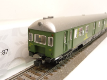 Sachsenmodelle 74696 H0 Bahnpostwagen Post 4mf 6000 München der DBP grün Epoche III - TOP in OVP