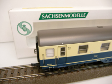 Sachsenmodelle 13570 H0 Bahnpostwagen Post mr -a /26 ozeanblau/beige DBP Epoche V TOP in OVP