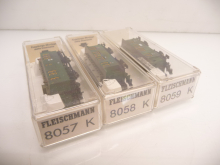 Fleischmann 8057 + 8058 + 8059 N 3-teiliger Personenzug der DRG grün  TOP in OVP
