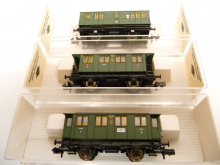 Fleischmann 8057 + 8058 + 8059 N 3-teiliger Personenzug der DRG grün  TOP in OVP
