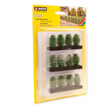 Noch 21547 H0/TT/N Thuja-Hecke ca. 3cm hoch 12 Stück
