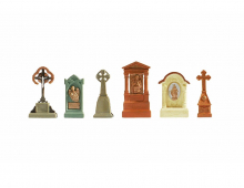 Noch 14871 H0 Miniaturfiguren Grabmäler 6 Stück