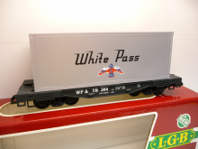 LGB 4085 G US Container-Wagen der White Pass & Yukon # 364 in OVP