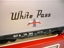 LGB 4085 G US Container-Wagen der White Pass & Yukon # 364 in OVP