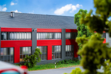 Faller 120079 H0 E-Lokschuppen 2-ständig 404 x 195 x 130 mm, 79 mm ab Epoche IV