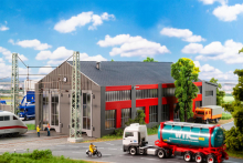 Faller 120079 H0 E-Lokschuppen 2-ständig 404 x 195 x 130 mm, 79 mm ab Epoche IV