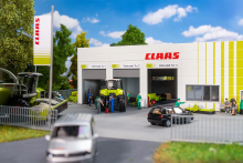 Faller 130121 H0 Landmaschinenwerkstatt Claas 252 x 152 x 85 mm Ep. VI