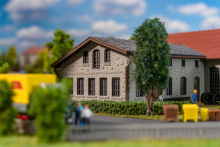 Faller 222106 Zweiständiger Lokschnuppen mit Werkstatt 182 x 160 x 70 mm Ep. II