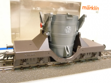 Märklin 4478 H0 Roheisenwagen der Mannesmannwerke Duisburg Ep. IV grau WIE NEU !!