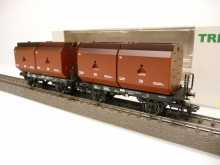 Trix 24175 H0 Kokskübeltragwagen-Set der DB braun Epoche IV TOP in OVP
