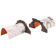 Faller N 272579 2 tunnel portals in brown