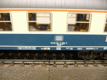 Märklin H0 43125 Eilzugwagen ABym(b)411 252-0 DB Ep IV türkis / beige Innenbeleuchtet in OVP