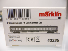Märklin 43335 H0 Steuerwagen BDylb456 der DB blau/beige Ep. IV mfx Digital mit LED-Innenbeleuchtung
