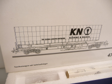 Märklin 47443 H0 Taschenwagen mit Sattelanhänger Kühne & Nagel wie NEU !!