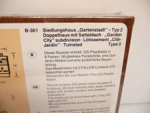 Faller B-361 H0 Siedlungshaus Gartenstadt Typ 2  wie NEU in OVP eingeschweißt
