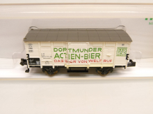 Minitrix 15433 N Bierwagen G10 Dortmunder Actien-Bier DAB der DB Epoche IV SoMo