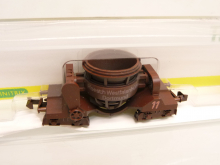 Minitrix 15353 N Schlackepfannenwagen Hoesch Westfalenhütte Dortmund 11 braun SoMo