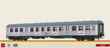 Brawa 46665 Nahverkehrswagen Brnzb724 Doornkaat der DB Silberling Epoche IV mit LED-Innenbeleuchtung