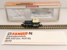 Arnold 2070 N Diesellokomotive Köf BR 332 türkis der DB Epoche IV TOP in OVP