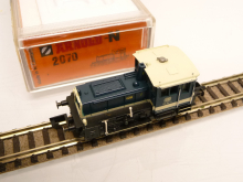 Arnold 2070 N Diesellokomotive Köf BR 332 türkis der DB Epoche IV TOP in OVP