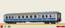 Brawa 46671 Nahverkehrswagen ABnrzb704 Flughafen Frankfurt/Main der DB Silberling Epoche IV mit LED-Innenbeleuchtung