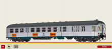 Brawa 46677 Steuerwagen BDnrzf738 Hengstenberg der DB Silberling Epoche IV mit LED-Innenbeleuchtung Analog Basic+
