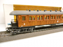 Märklin 4270 H0 Personenwagen aus Echtholz 3. Klasse der SJ braun Epoche II TOP in OVP