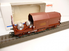 Märklin 4707 H0 Teleskophaubenwagen der SNCF braun Epoche IV TOP in OVP