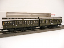 Märklin 4308 H0 Doppel-Abteilwagen C3 der DRG dunkelgrün Epoche II TOP in OVP