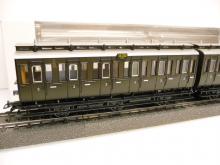 Märklin 4308 H0 Doppel-Abteilwagen C3 der DRG dunkelgrün Epoche II TOP in OVP