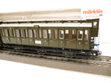 Märklin 4308 H0 Doppel-Abteilwagen C3 der DRG dunkelgrün Epoche II TOP in OVP