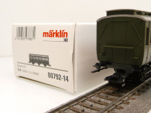Märklin 97887 H0 Abteilwagen B3 058 128 Hmb der DB grün Epoche III TOP in OVP