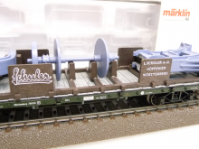 Märklin 48001 H0 Flachwagen SCHULER Museumswagen 2001 Epoche I TOP in OVP