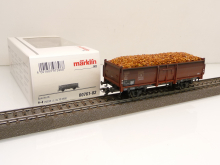 Märklin 97396 H0 Hochbordwagen Omm52 mit Rüben 869 304 der DB Epoche III TOP in OVP