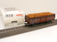 Märklin 97399 H0 Hochbordwagen Omm52 mit Rüben 865 417 der DB Epoche III TOP in OVP