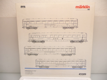 Märklin H0 43209 Schnellzugwagen Set Loreley A4üe 4-teilig der DB Epoche III in OVP