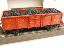 Märklin 94195 H0 Märklin Hochbordwagen 100 Jahre Steiff Teddys braunrot TOP in OVP