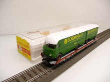 Liliput 200 04 H0 Rollende Landstrasse mit Wiking Schenker DB Epoche IV 2L= TOP in OVP